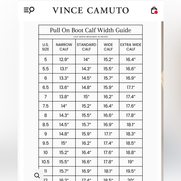 Vince Camuto Tall Leather Extra Wide Calf 9.5 Block-Heel Boots - Rich Mahogany - Picture 12 of 12